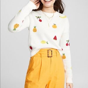 TWIK by Simons Fruit Bowl Sweater